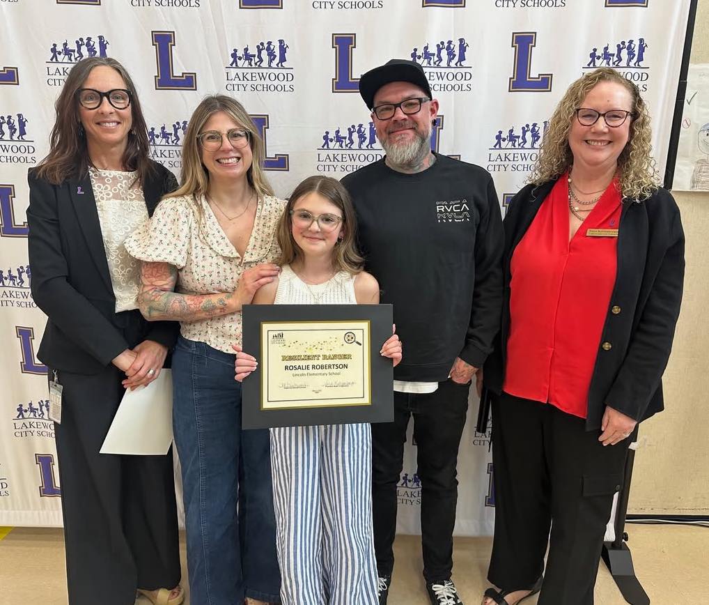 So proud of Rosalie! She received the resilient ranger award last night. Star student. She continues to impress us. Lov